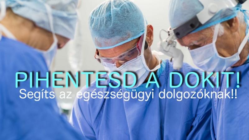 Pihentesd a dokit borító