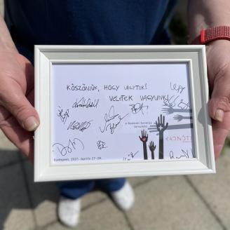 Színházi adomány az Uzsoki Utcai Kórház dolgozóinak