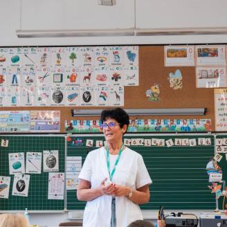 ViDRa doktor a a csomádi Esztergály Mihály Általános Iskolában